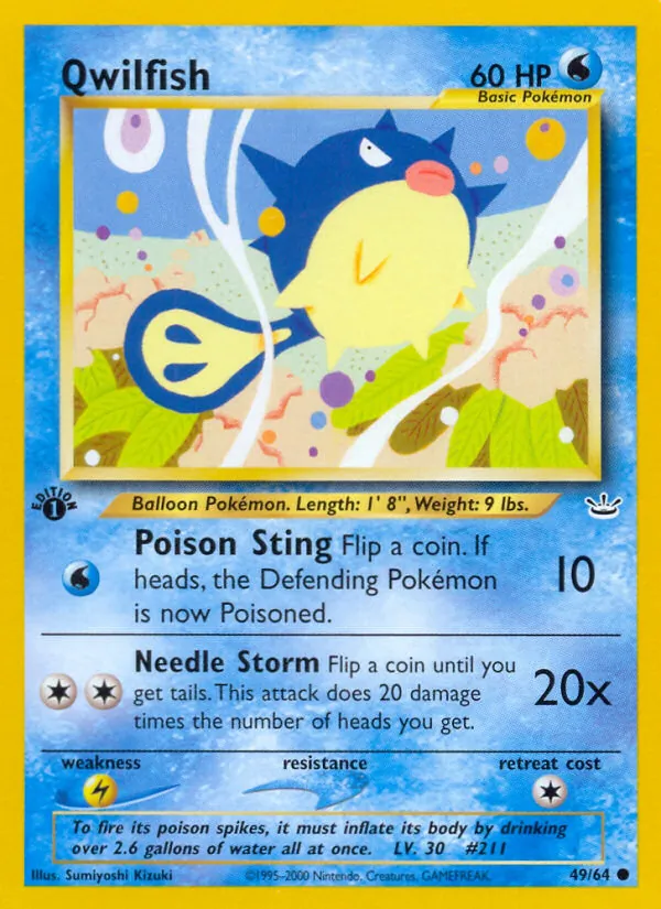 Qwilfish Neo Revelation 49/64