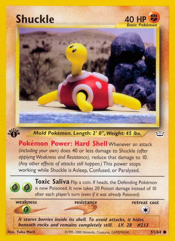 Shuckle Neo Revelation 51/64