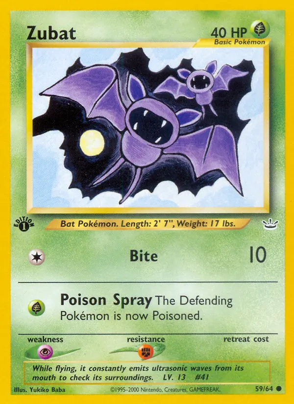 Zubat Neo Revelation 59/64