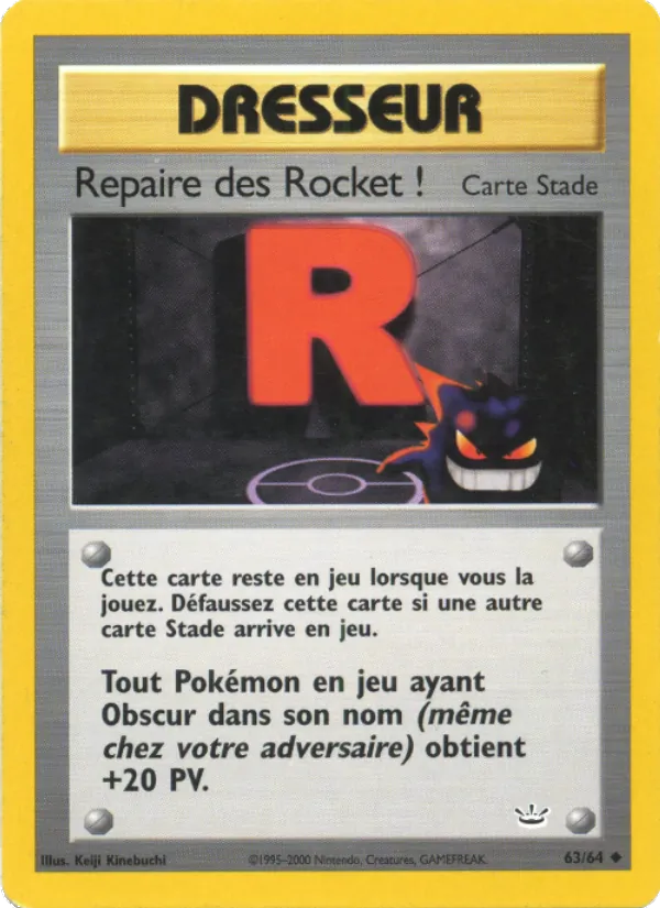 Repaire des Rocket ! Neo Revelation 63/64