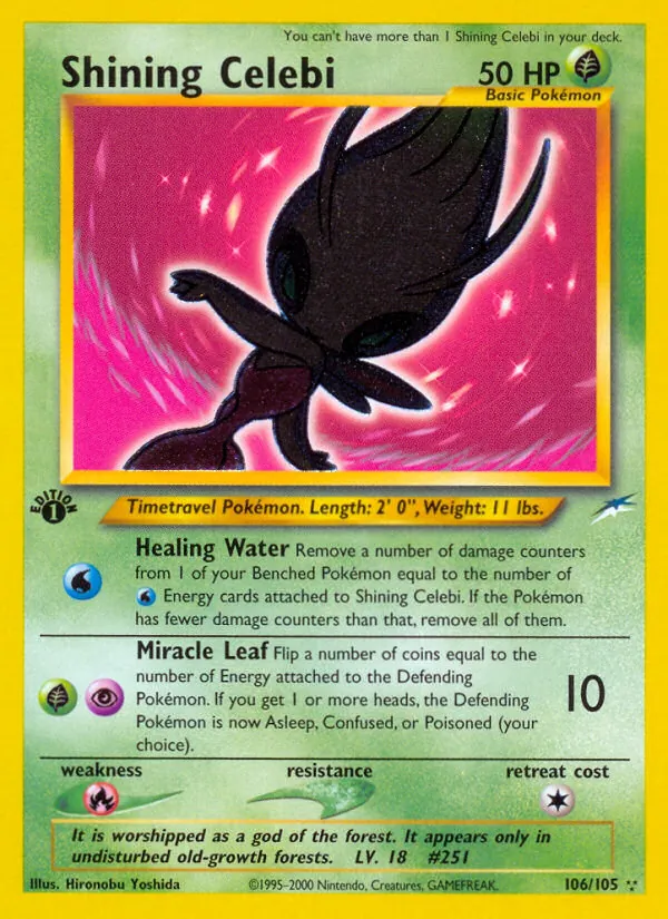 Shining Celebi Neo Destiny 106/105