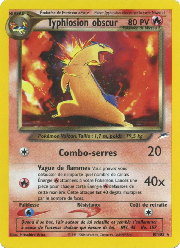 Typhlosion obscur Neo Destiny 10/105