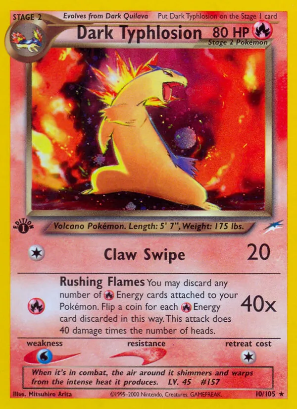 Dark Typhlosion Neo Destiny 10/105