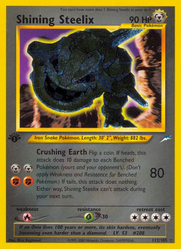 Shining Steelix Neo Destiny 112/105