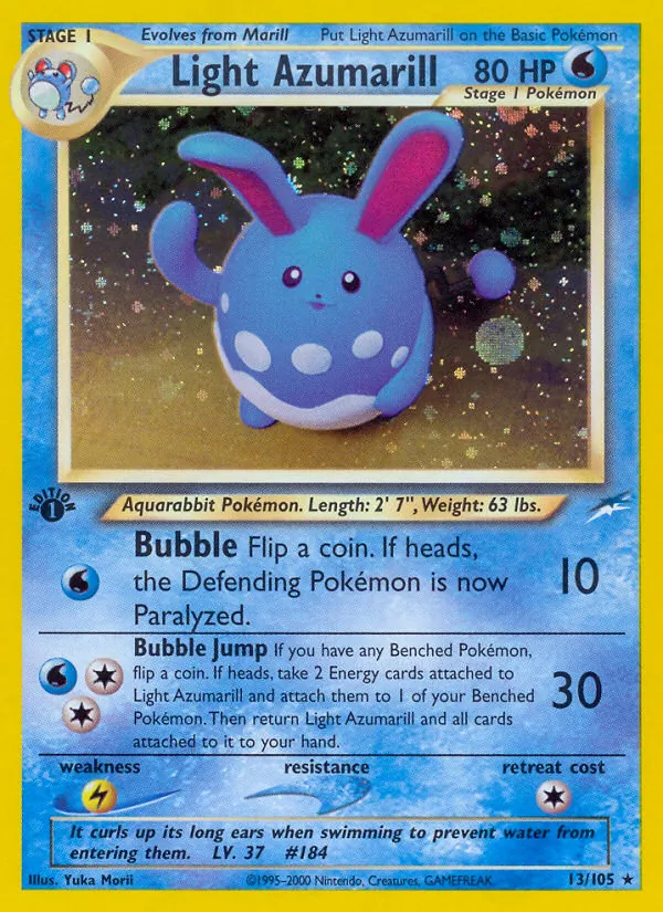 Light Azumarill Neo Destiny 13/105