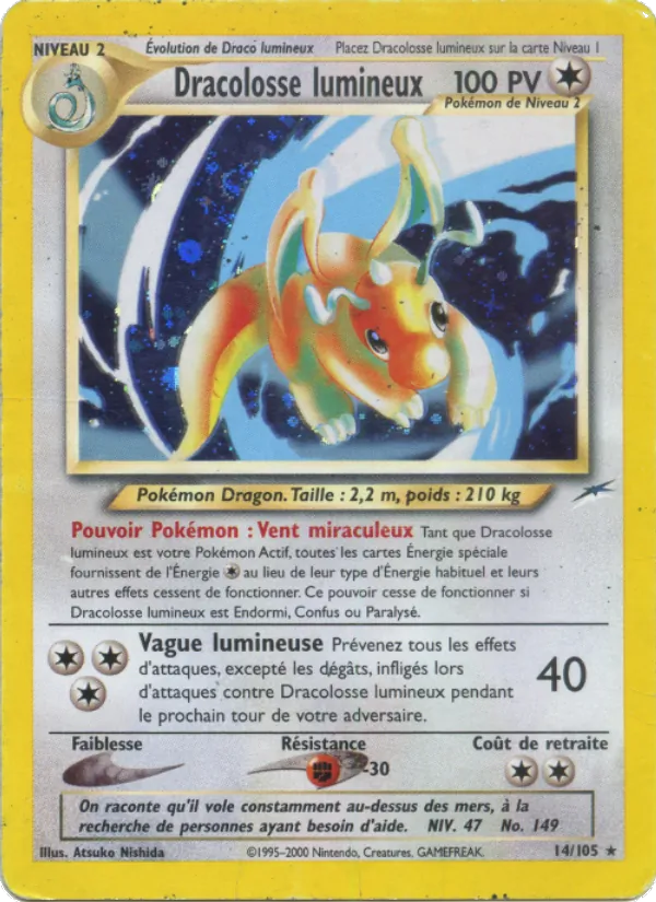 Dracolosse lumineux Neo Destiny 14/105