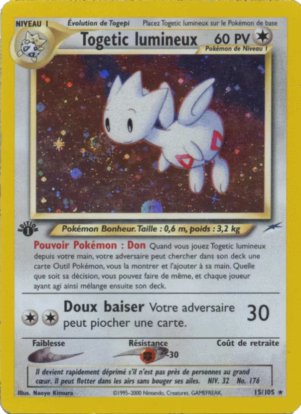 Togetic lumineux Neo Destiny 15/105