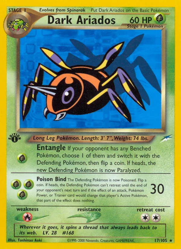 Dark Ariados Neo Destiny 17/105