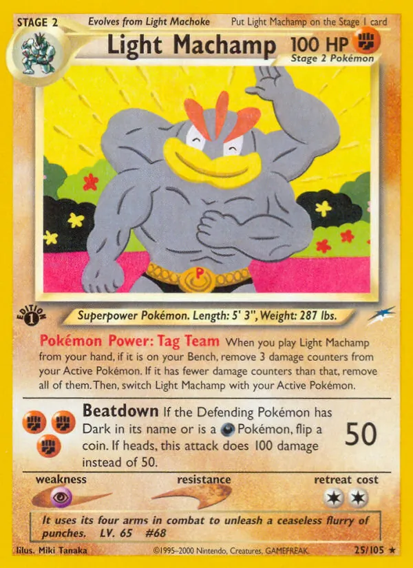 Light Machamp Neo Destiny 25/105