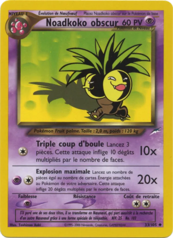 Noadkoko obscur Neo Destiny 33/105