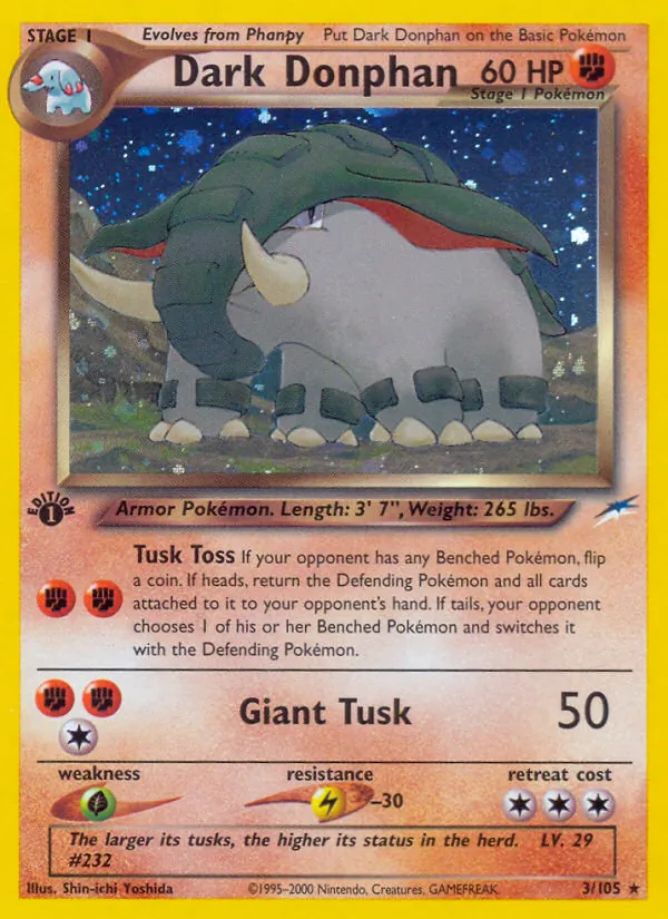 Dark Donphan Neo Destiny 3/105