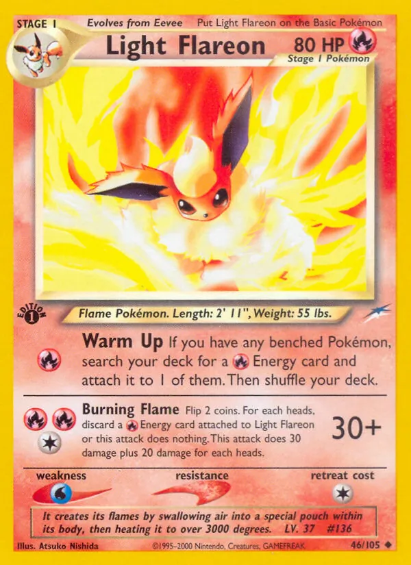 Light Flareon Neo Destiny 46/105