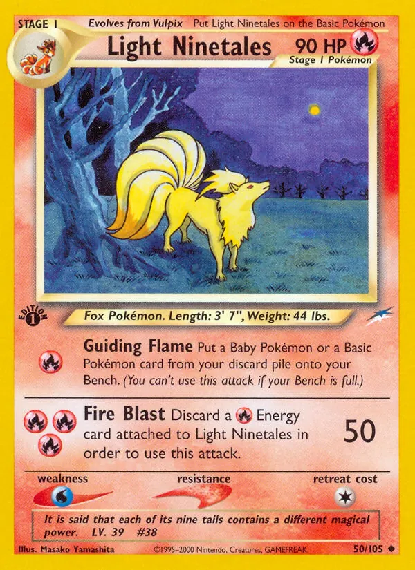 Light Ninetales Neo Destiny 50/105