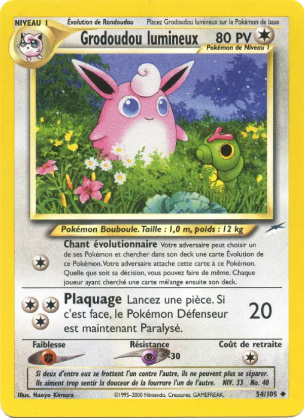 Grodoudou lumineux Neo Destiny 54/105