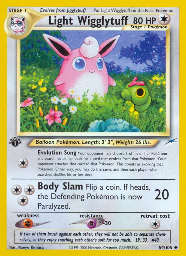 Light Wigglytuff Neo Destiny 54/105