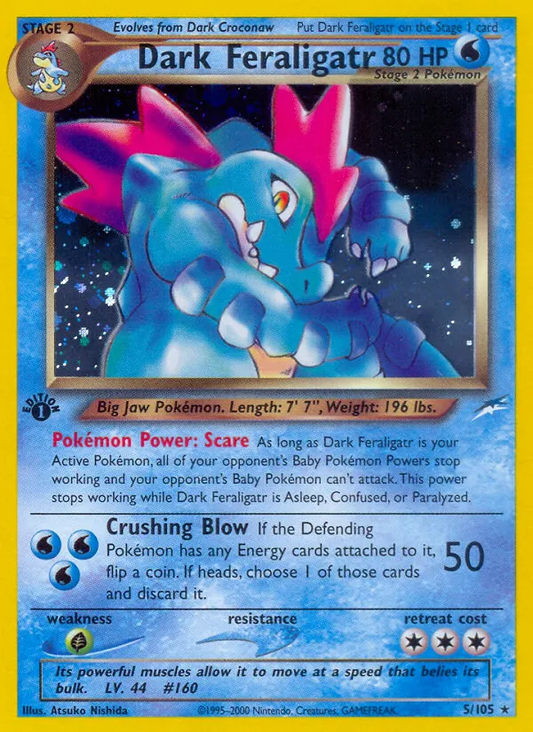 Dark Feraligatr Neo Destiny 5/105