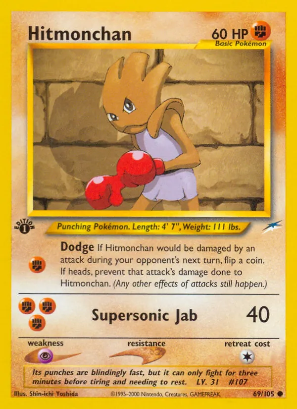 Hitmonchan Neo Destiny 69/105