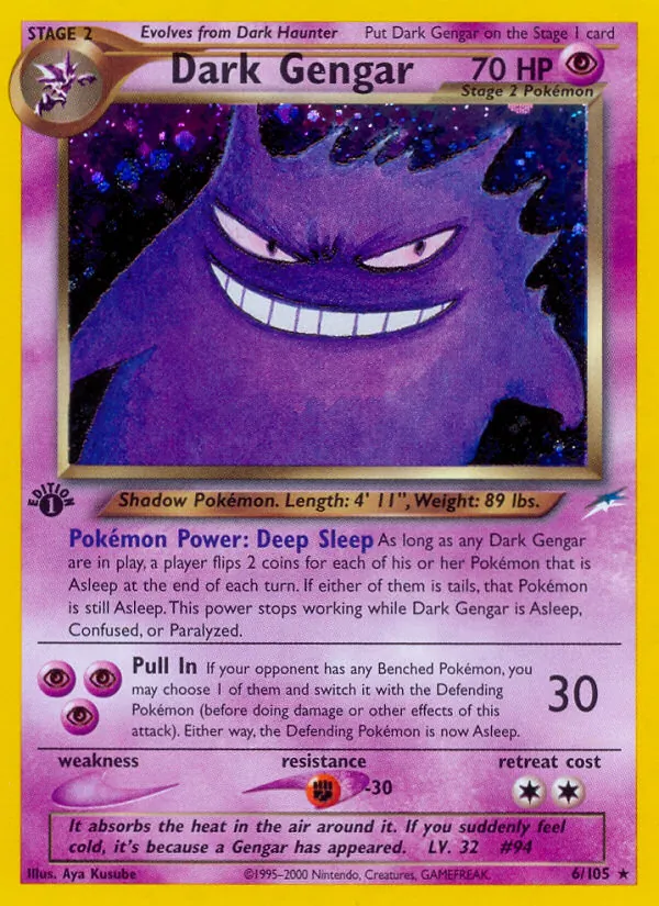 Dunkles Gengar Neo Destiny 6/105