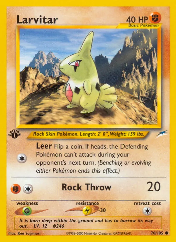 Larvitar Neo Destiny 70/105