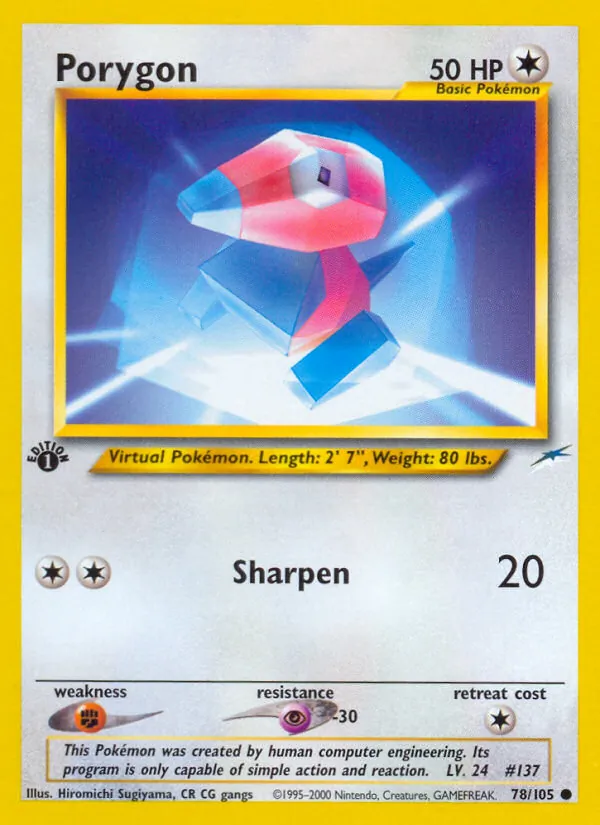 Porygon Neo Destiny 78/105