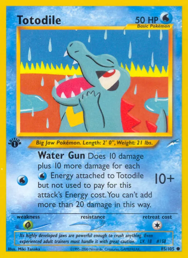 Totodile Neo Destiny 85/105