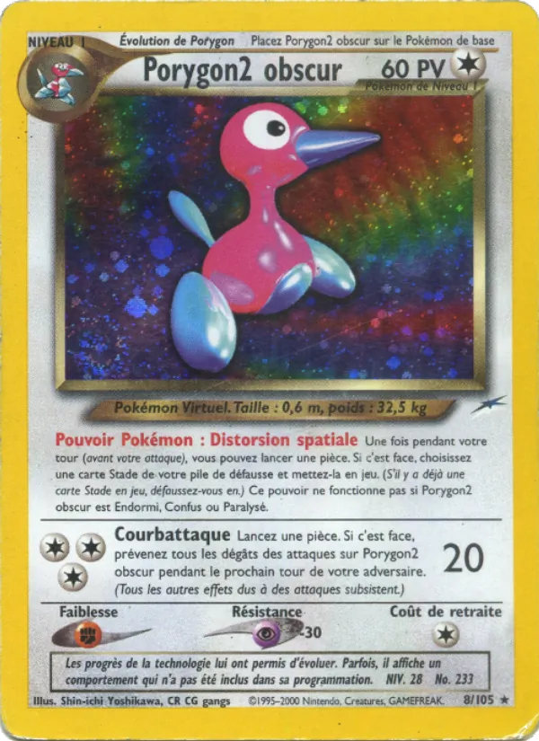 Porygon2 obscur Neo Destiny 8/105