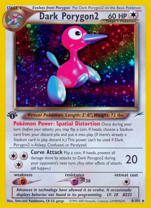 Dunkles Porygon2 Neo Destiny 8/105