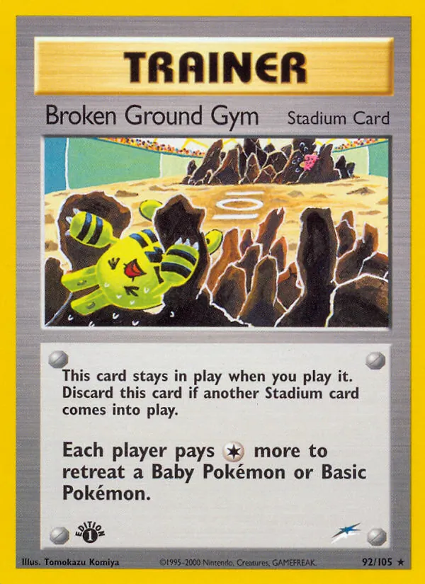 Broken Ground Gym Neo Destiny 92/105