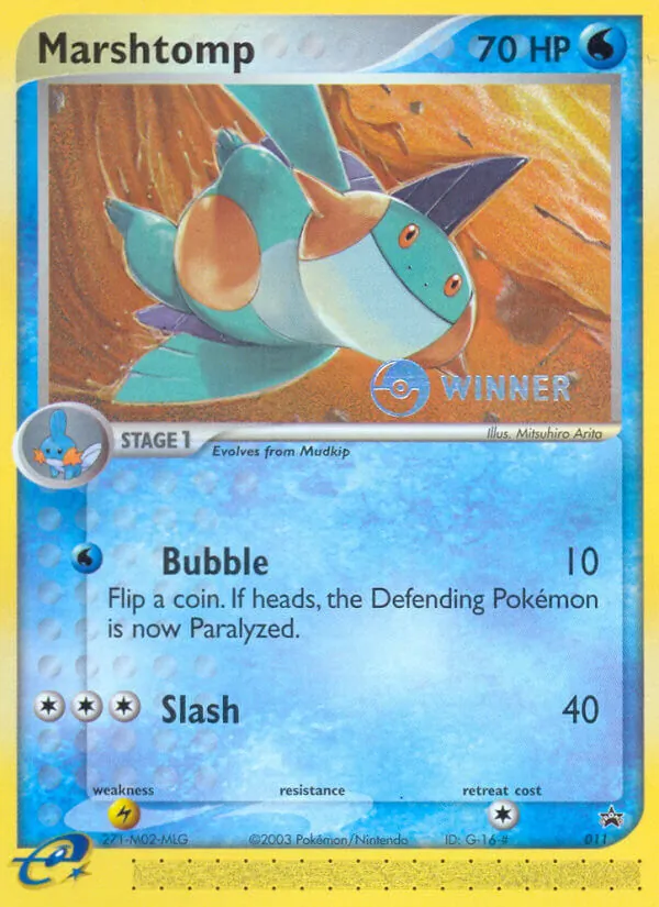 Marshtomp Nintendo Black Star Promos 11/40