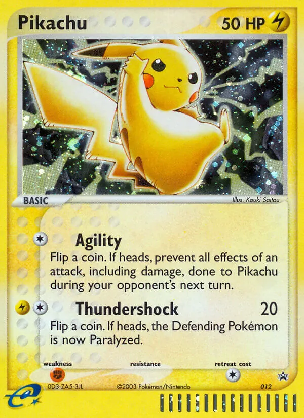 Pikachu Nintendo Black Star Promos 12/40