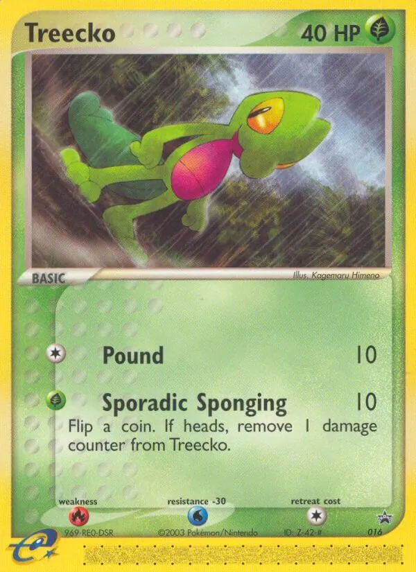 Treecko Nintendo Black Star Promos 16/40