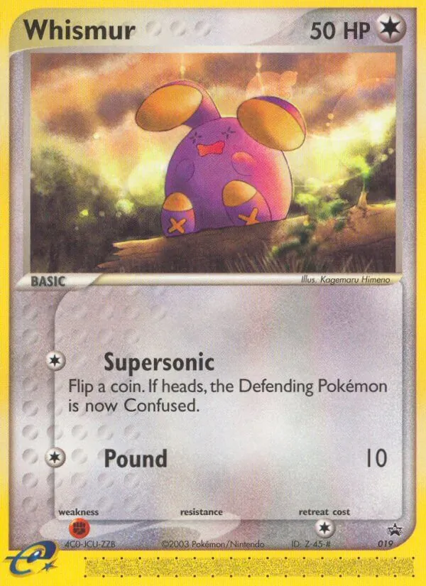 Whismur Nintendo Black Star Promos 19/40