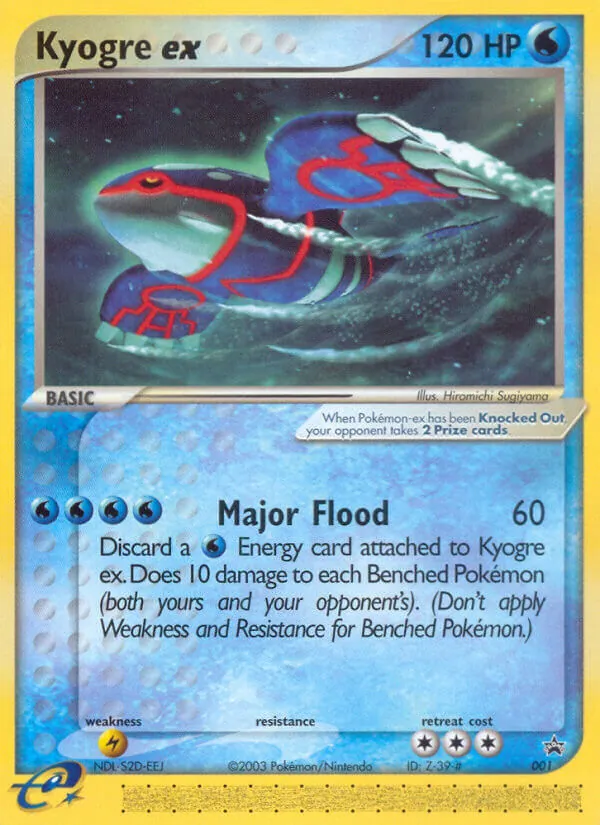 Kyogre ex Nintendo Black Star Promos 1/40