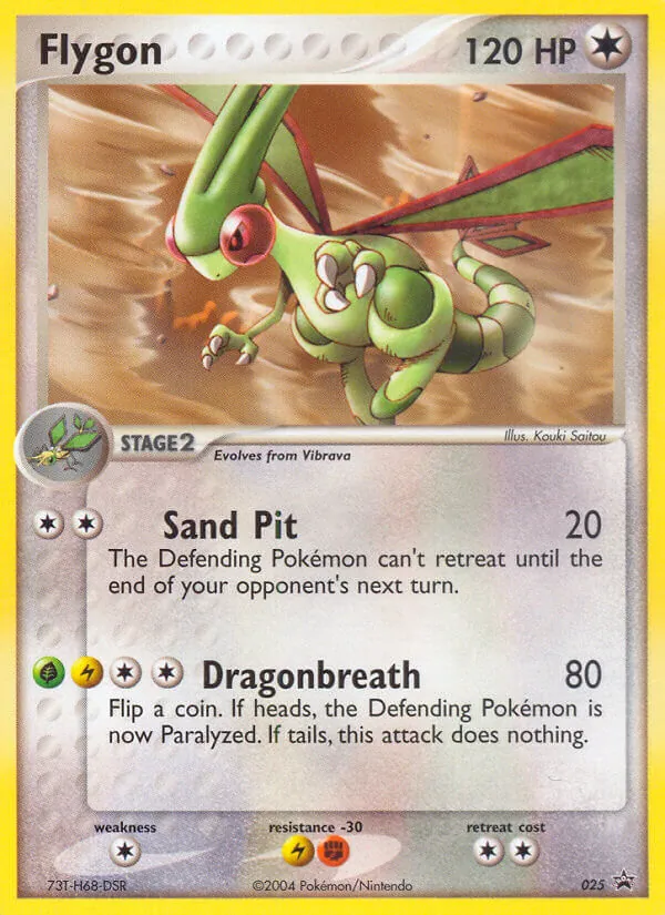 Flygon Nintendo Black Star Promos 25/40