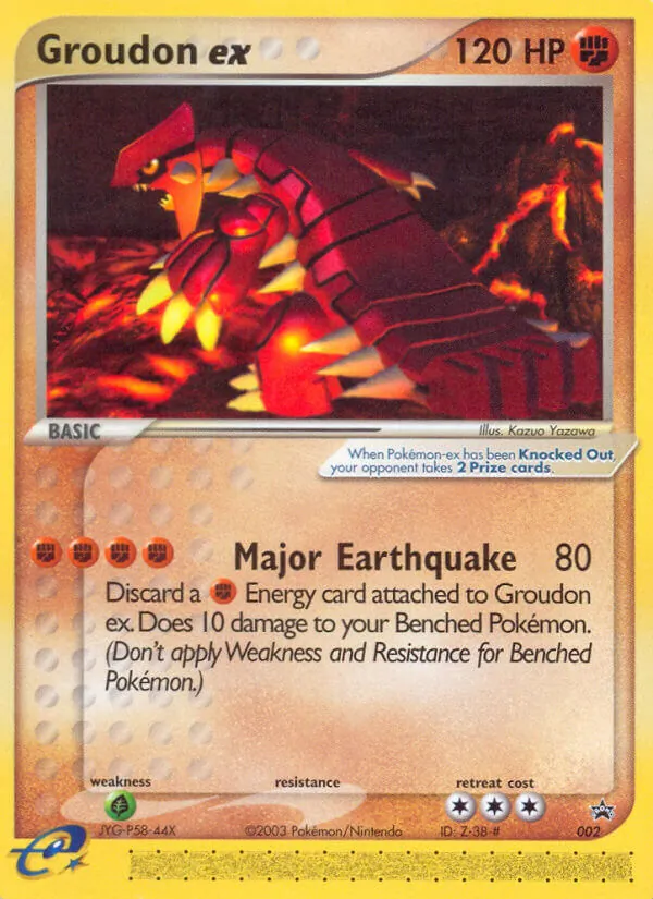 Groudon ex Nintendo Black Star Promos 2/40