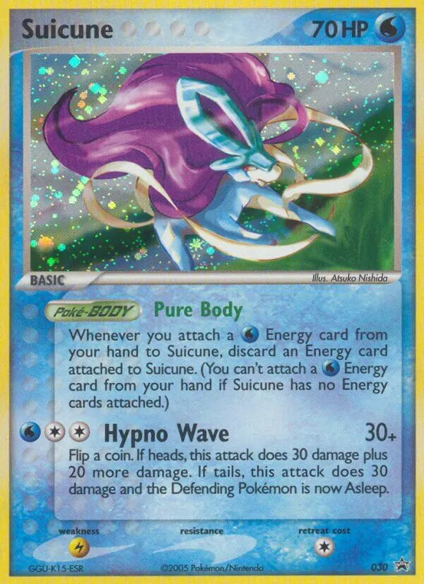 Suicune Promo Nintendo 30/40