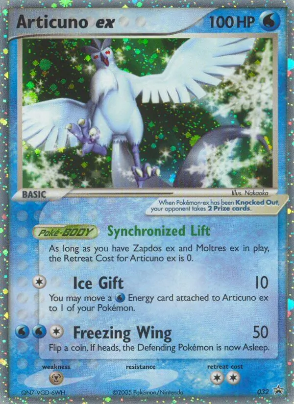 Articuno ex Nintendo Black Star Promos 32/40