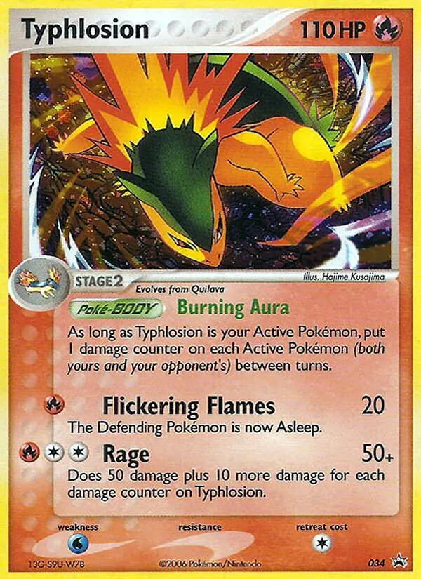 Typhlosion Nintendo Black Star Promos 34/40