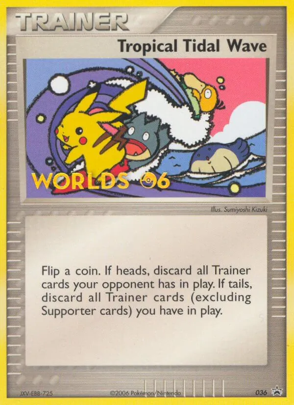 Tropical Tidal Wave Nintendo Black Star Promos 36/40