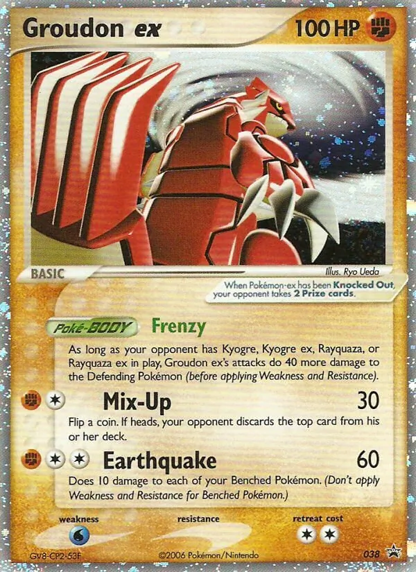 Groudon ex Nintendo Black Star Promos 38/40
