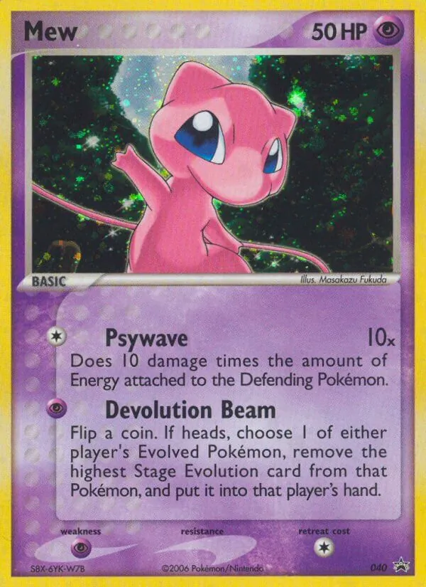 Mew Nintendo Black Star Promos 40/40