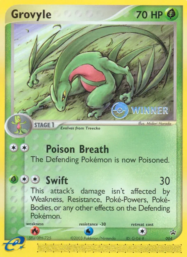 Grovyle Nintendo Black Star Promos 4/40