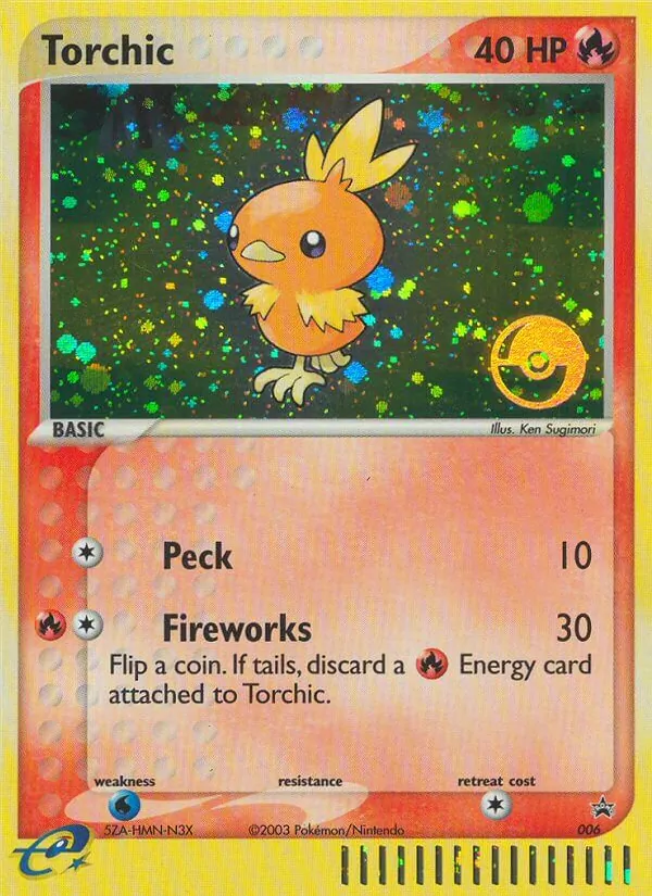 Torchic Nintendo Black Star Promos 6/40
