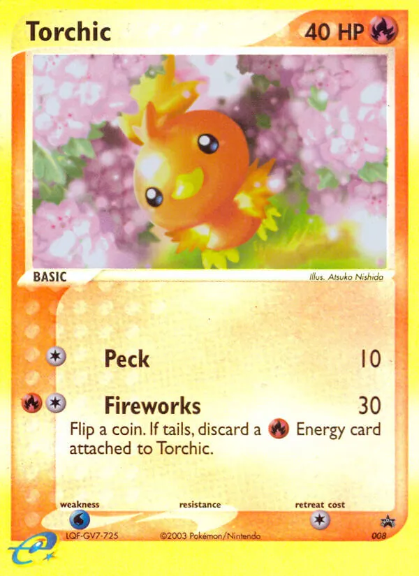 Torchic Nintendo Black Star Promos 8/40
