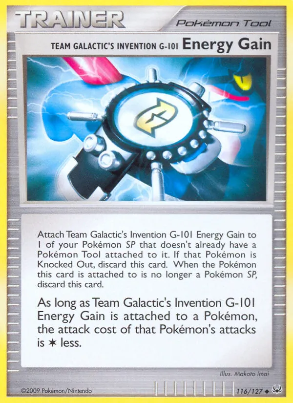 Team Galactic's Invention G-101 Energy Gain Platinum 116/127