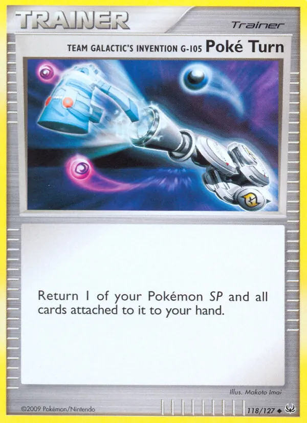 Team Galactic's Invention G-105 Poké Turn Platinum 118/127