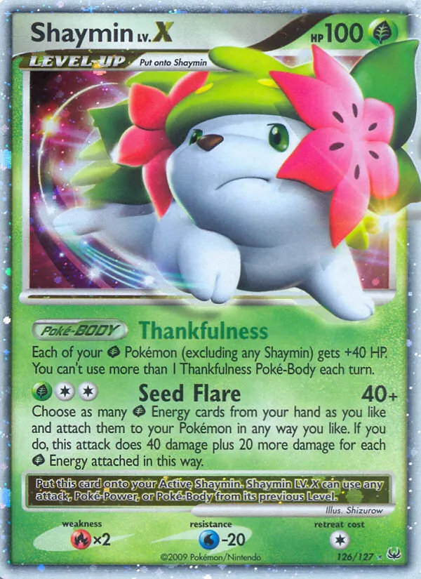 Shaymin LV.X Platinum 126/127