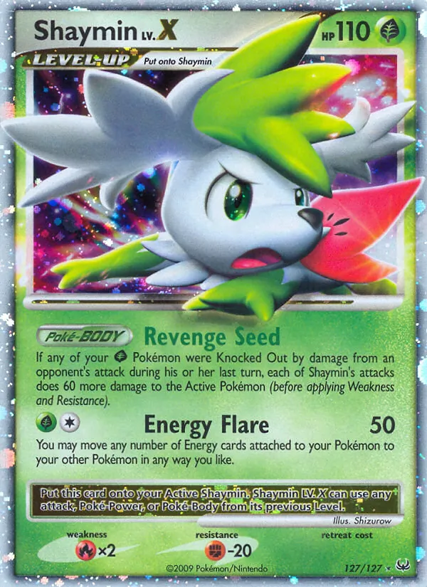 Shaymin LV.X Platinum 127/127