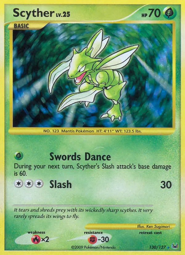 Scyther Platino 130/127