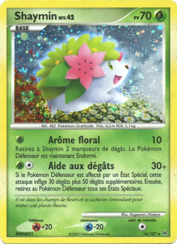 Shaymin Platine 14/127